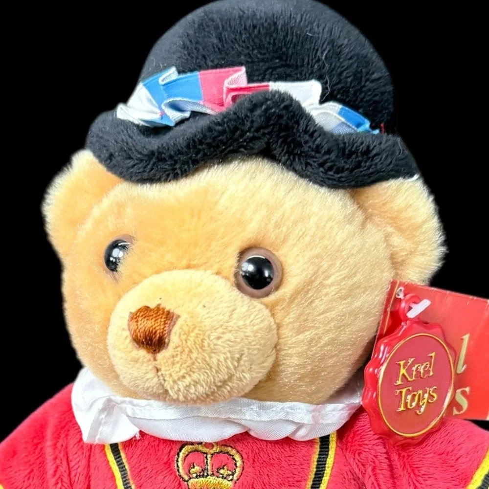 Keel Toys Teddy Bear Plush British Royal Guard London Beefeater‎ Red Stuffed 14